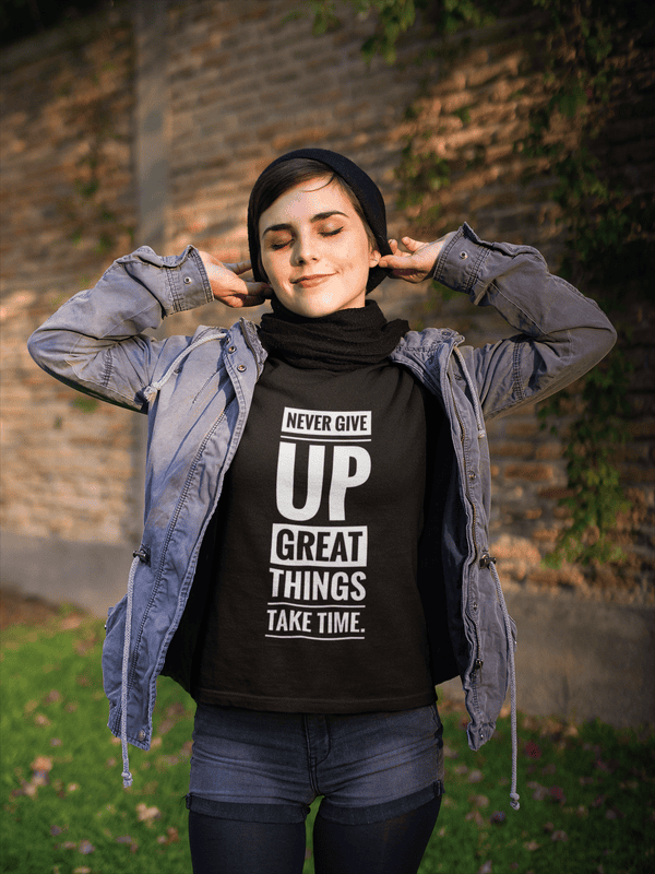 NEVER GIVE UP